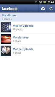 Press the camera icon.