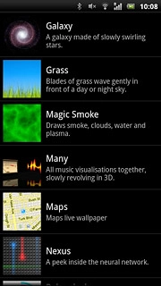 Press the required picture.