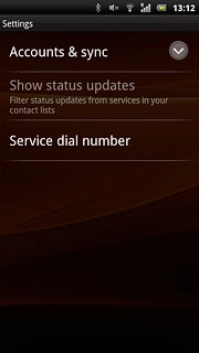 Press Accounts & sync.