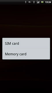 Press SIM card.