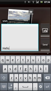 Press Send when you've finished your picture message.