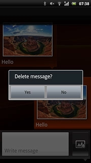 Press Yes to confirm.