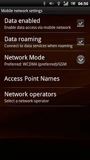 Press Access Point Names.