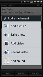 To add a video clip:Press Add video.