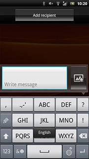 The selected language is displayed.