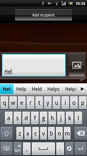 If required, press arrow right to see more word suggestions.