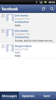 Press the new message icon.