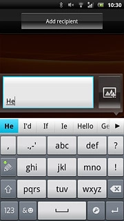 If required, press arrow right to see more word suggestions.