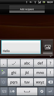 To key in symbols:Press &.