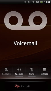 Press End call to end the call.