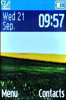 When the battery icon is blinking, charging is in progress.