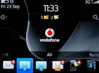 The HSDPA icon shows that an HSDPA data connection is active.Further information:Select network mode