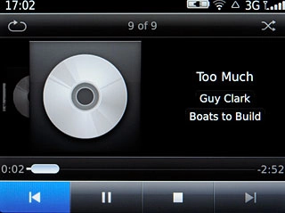 To go to the previous audio file:Press arrow left twice.