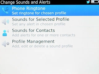 Press Phone Ringtone.