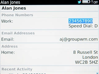 Press the required number.