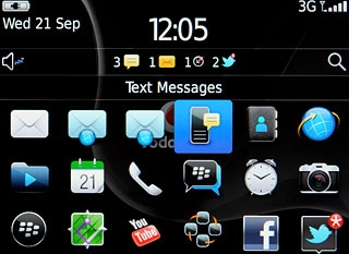 Press Text Messages.