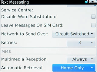 Press Automatic Retrieval.