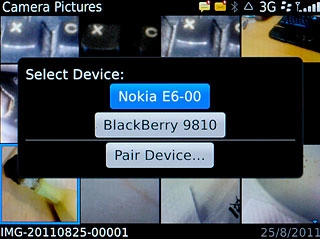 Press the required device or Pair Device....
