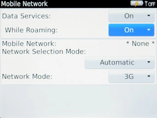 Press While Roaming.