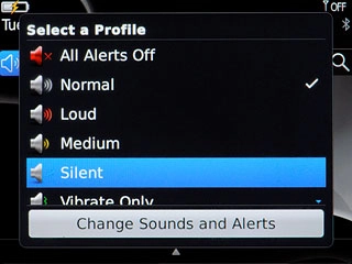To turn on silent mode:Press Silent.