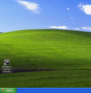Start the program BlackBerry Desktop Software on your computer.