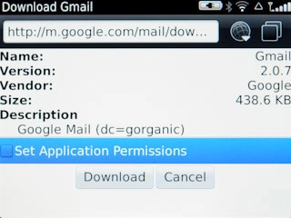 Press Set Application Permissions to turn on the function.