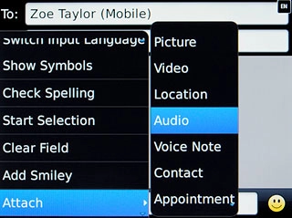 Press Audio.Go to the required folder.