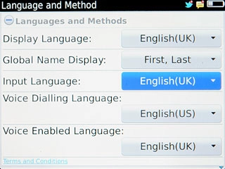 Press Input Language.