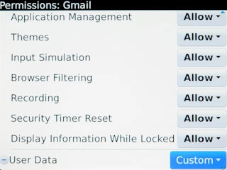 Press the drop down list next to User Data.