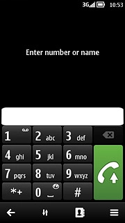 Press and hold the required number key to make a call.