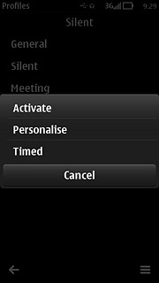 Press Personalise.