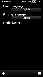 Press Phone language.