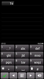 Press the menu icon.