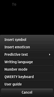 Press QWERTY keyboard or Alphanumeric keypad (depending on the current setting).