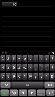 Press the menu icon.