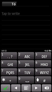 To key in symbols:Press and hold * until a list of symbols is displayed.