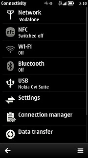 Press Settings.