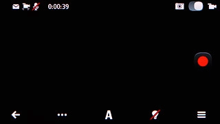 If the video recorder is turned on:Press the camera icon.