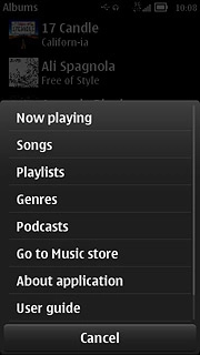 Press Playlists.