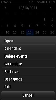 Press Go to date.Key in the required date.