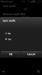 Press Yes or No.