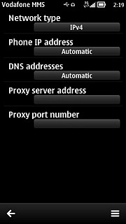 Press Proxy server address.Key in 10.202.002.060
