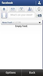 Press the home icon.
