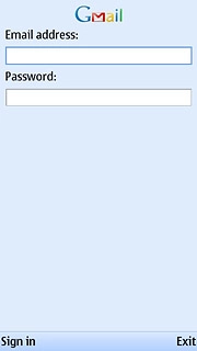 You can now use the application.Please note that Gmail isn't part of the original application package and therefore only a general description is given here.You have a number of options, such as:Send email messagesRetrieve and read email messagesReply to email messagesView list of contactsSelect application settings