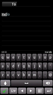 Press arrow right to insert the suggested word.