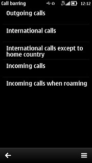 Incoming calls when roaming