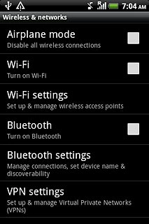 Press Wi-Fi settings.