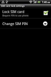 Press Change SIM PIN.