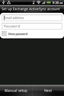 Press Password and key in your password.