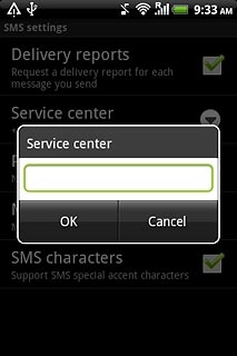 Key in +61415011501 and press OK.